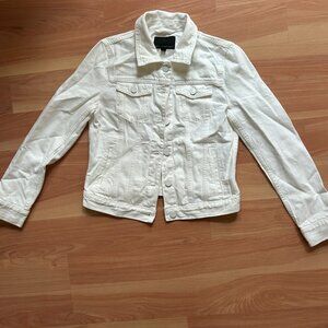 Banana Republic White Denim Jean Jacket
